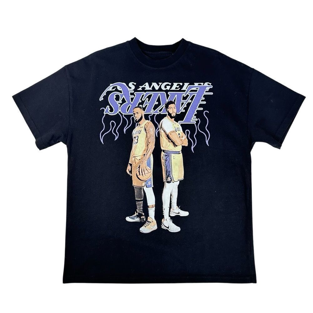 Jaae Editz Los Angeles Lakers NBA Champions 2020 T-Shirt Oversized Medium LeBron